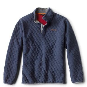 Outdoor Quilted Snap Sweatshirt